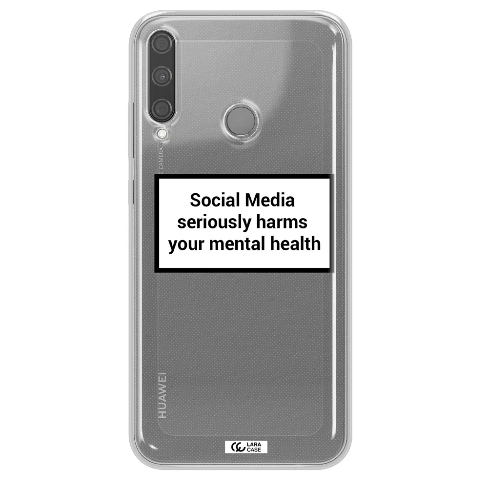 Social Media Harms Huawei P40 Lite E Clear TPU Case