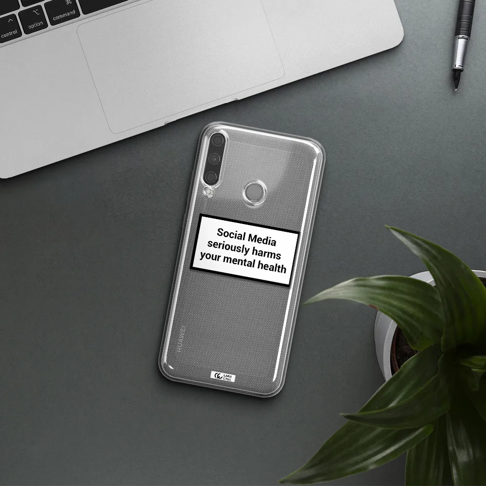 Social Media Harms Huawei P40 Lite E Clear TPU Case