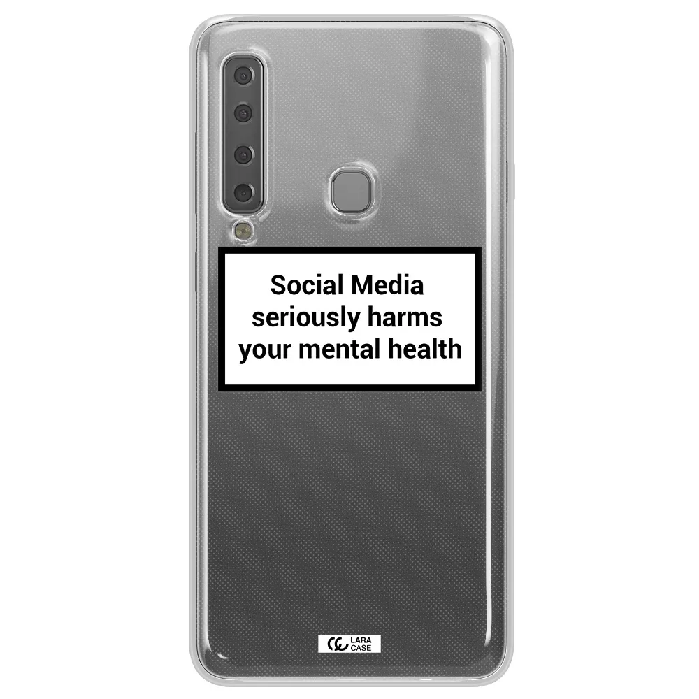 Social Media Harms Samsung A9 2018 Clear TPU Case