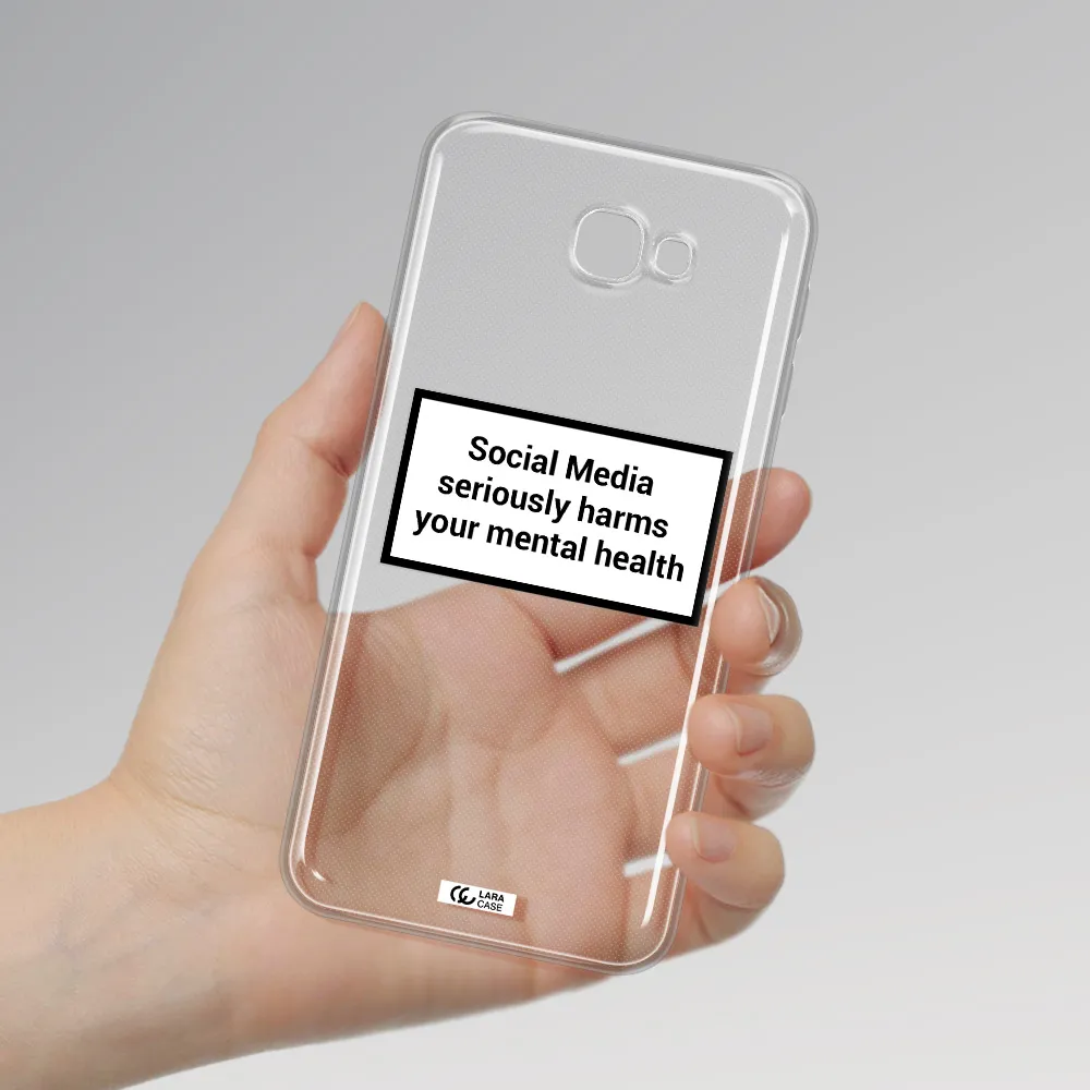 Social Media Harms Samsung J5 Prime Clear TPU Case