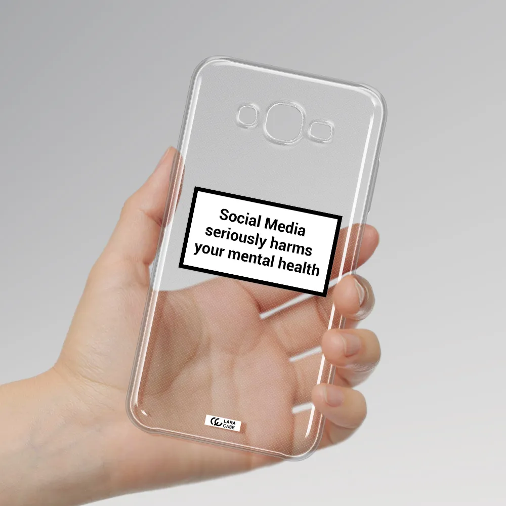 Social Media Harms Samsung J7 Clear TPU Case