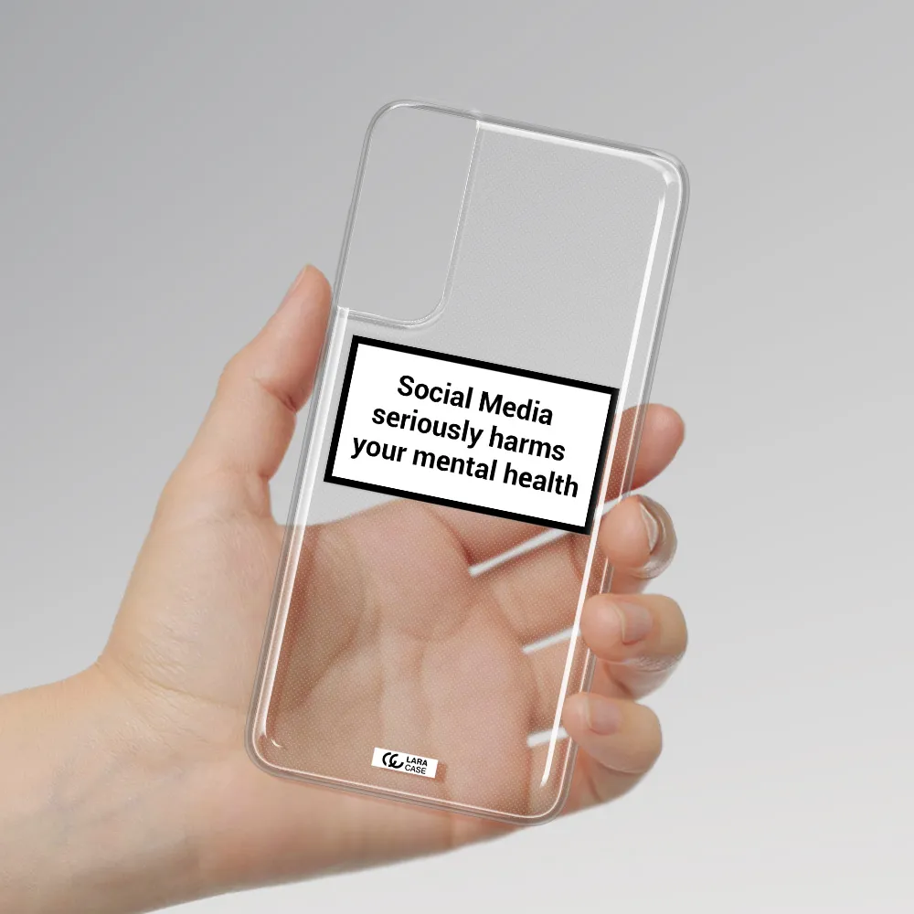 Social Media Harms Samsung S21 Plus Clear TPU Case