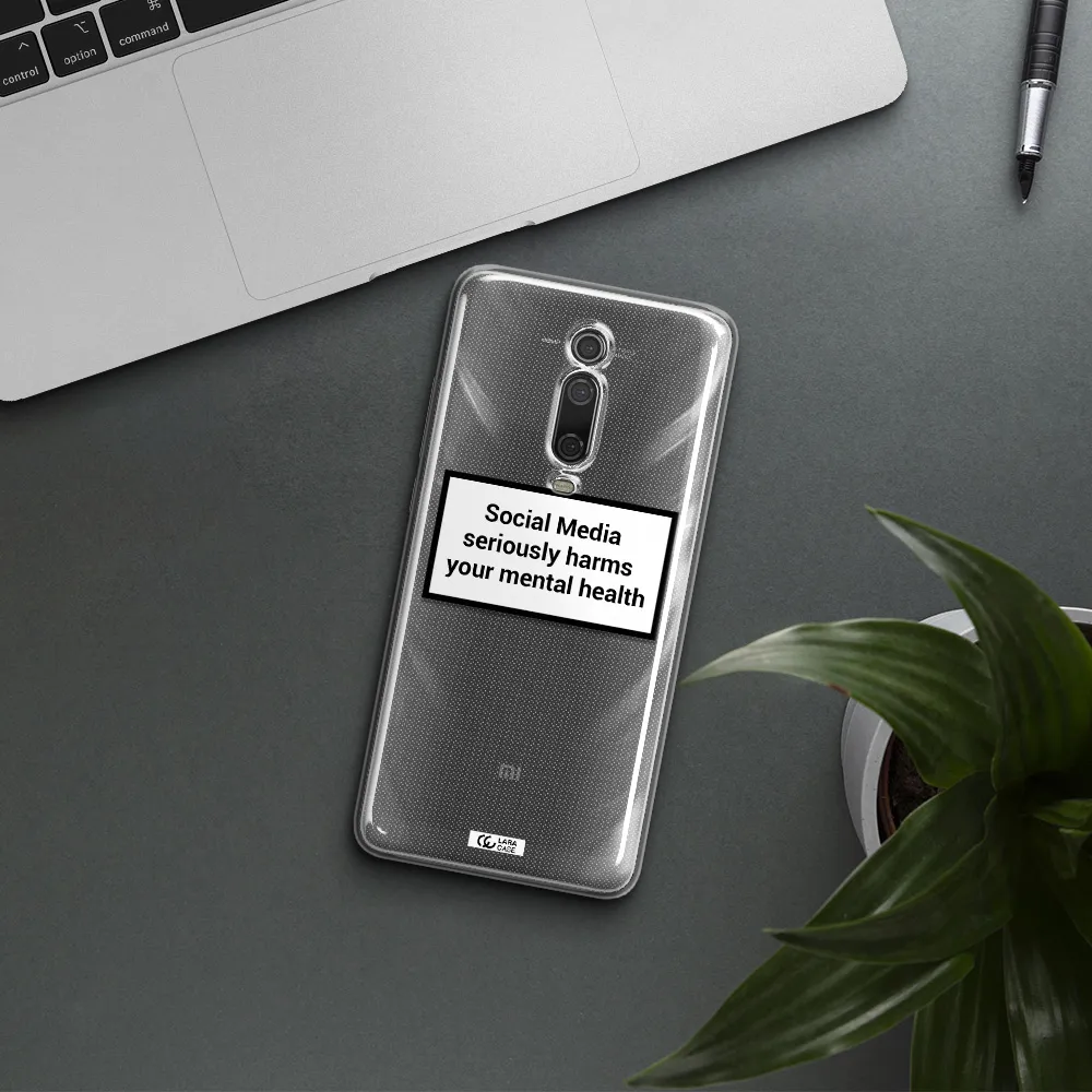 Social Media Harms Xiaomi Mi 9T Clear TPU Case