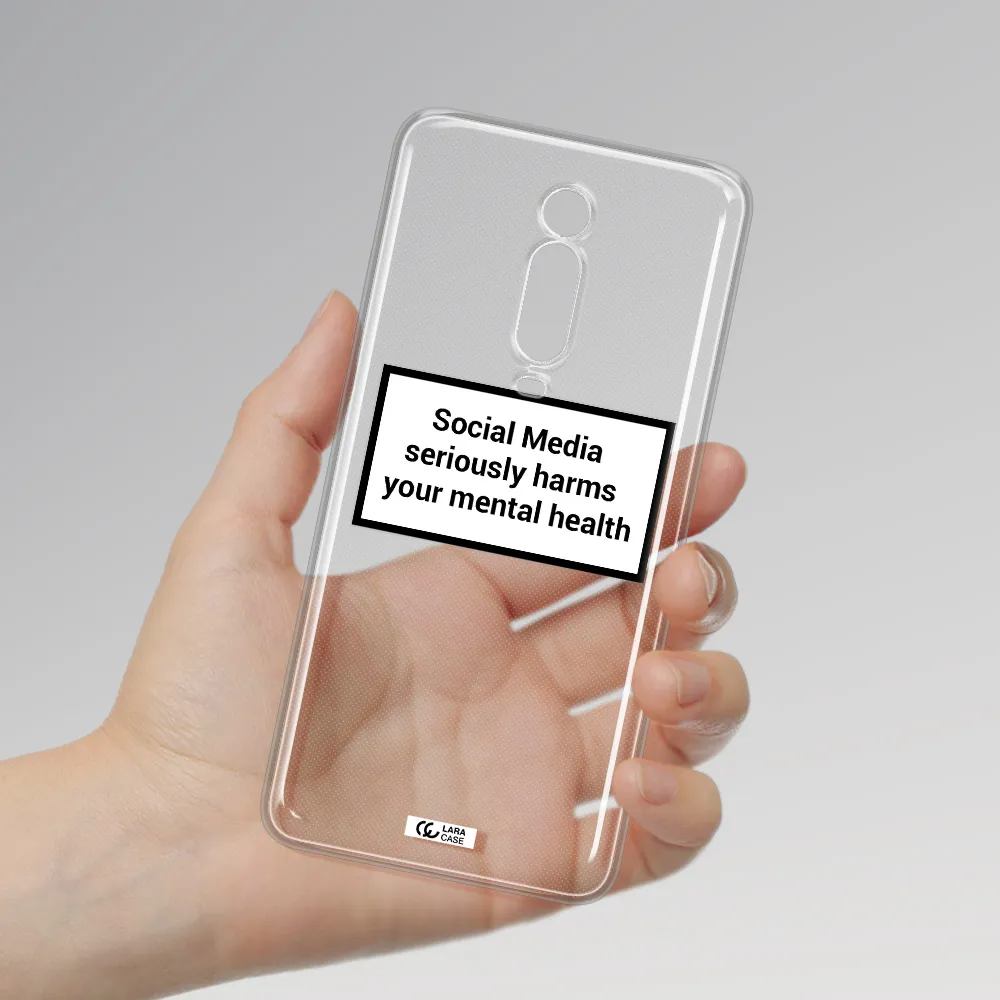 Social Media Harms Xiaomi Redmi K20 Clear Tpu Case