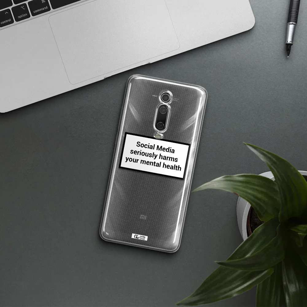 Social Media Harms Xiaomi Redmi K20 Clear Tpu Case