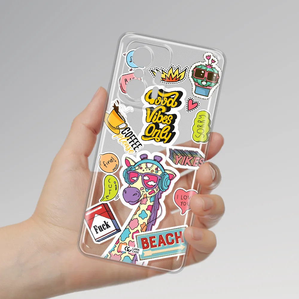 Giraffe Sticker Xiaomi 11T Pro Clear Tpu Case