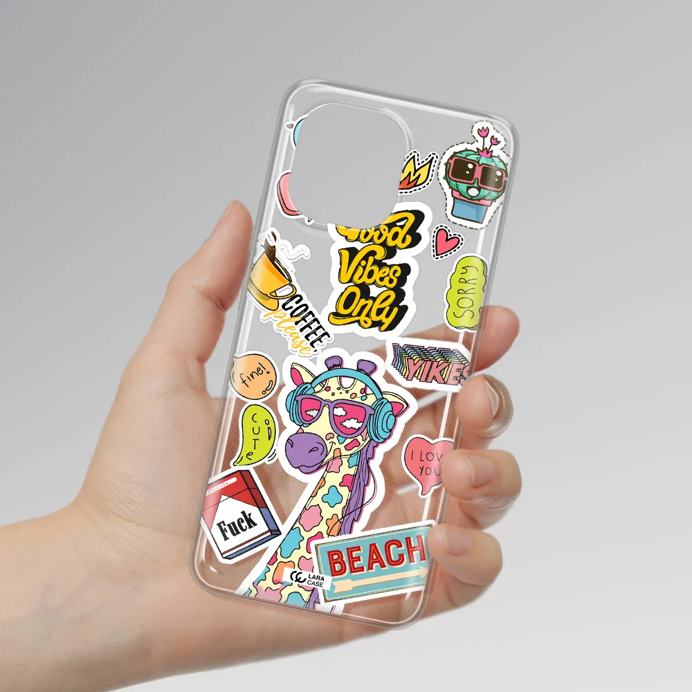 Giraffe Sticker Xiaomi Mi 11 Clear TPU Case