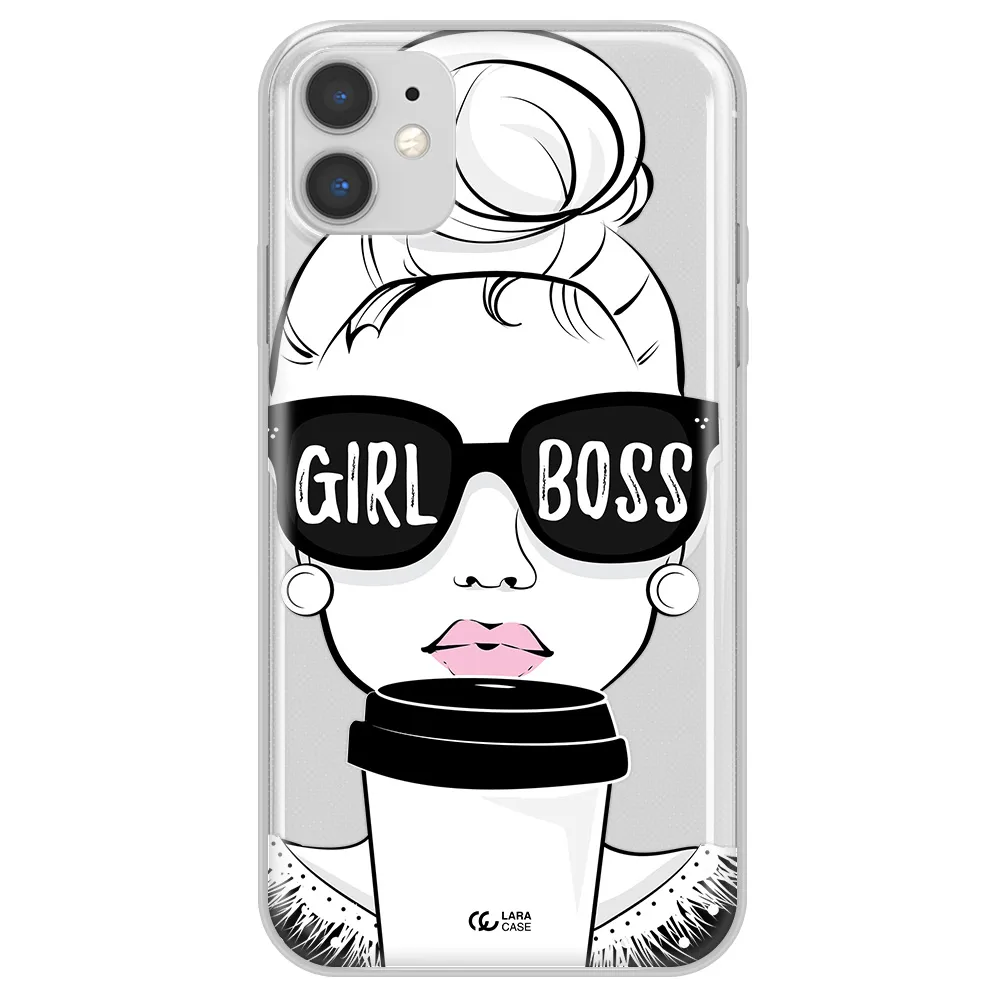 Girl Boss Apple iPhone 11 Clear TPU Case