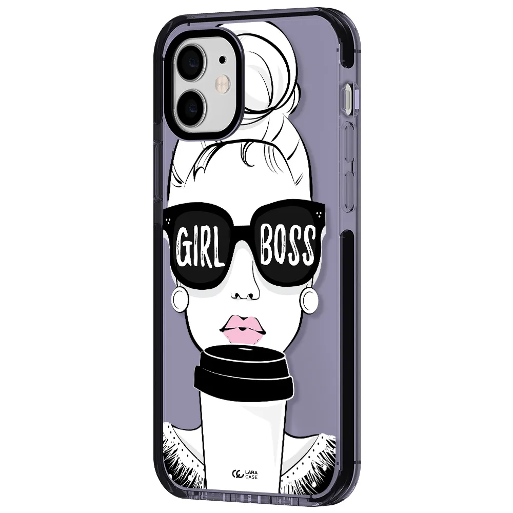 Girl Boss Apple iPhone 11 impact Lilac Case