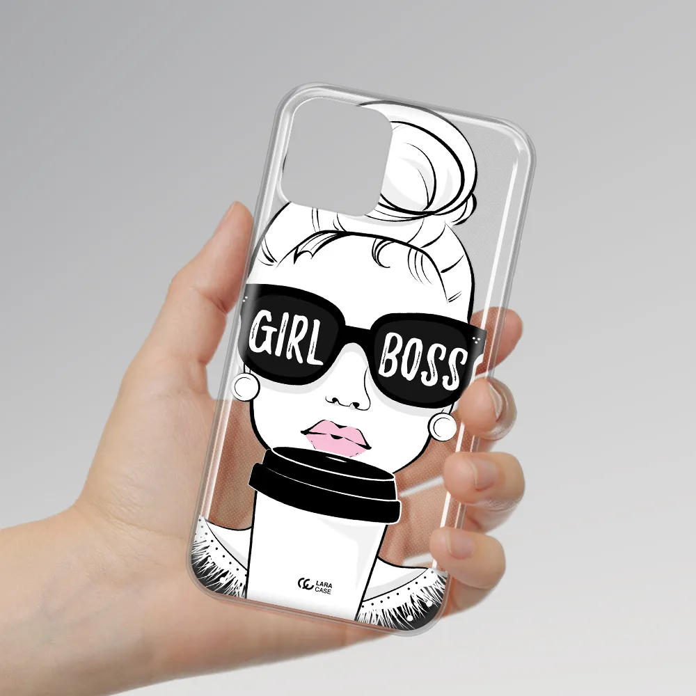 Girl Boss Apple iPhone 11 pro Clear TPU Case