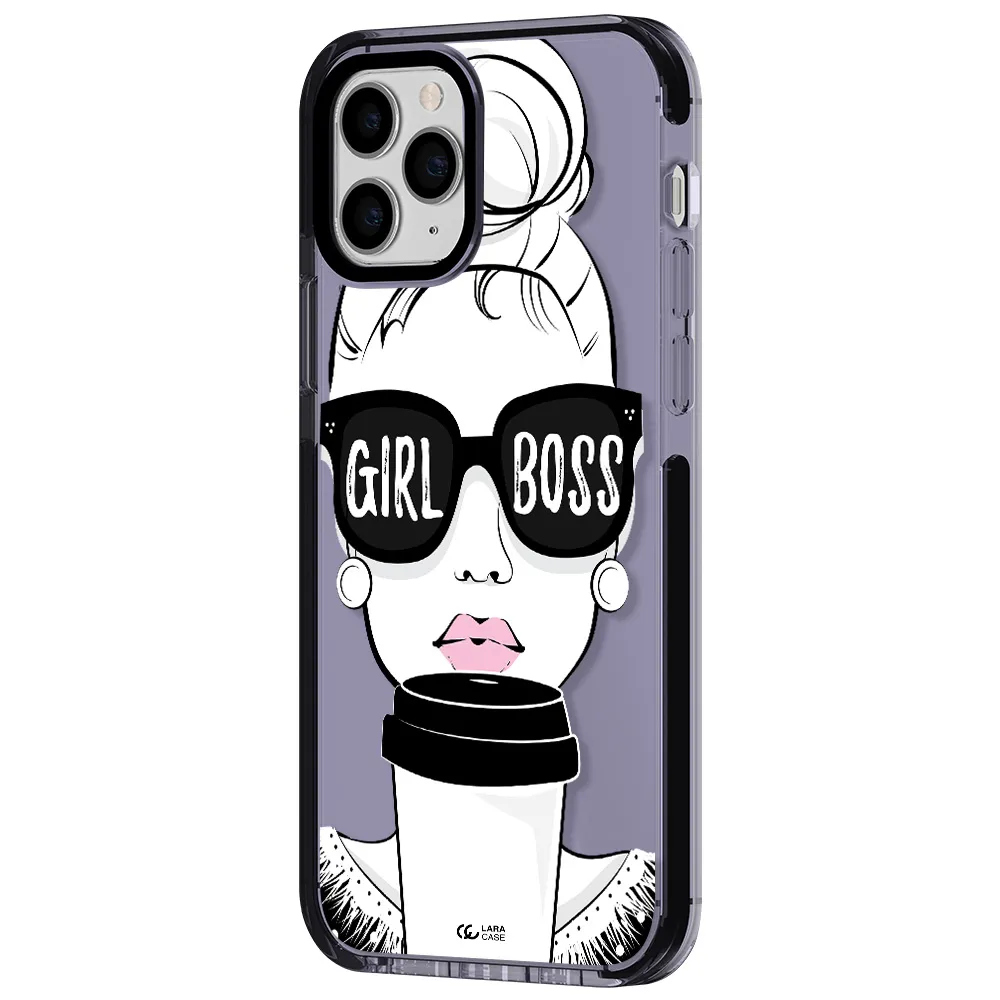Girl Boss Apple iPhone 11 pro impact Lilac Case