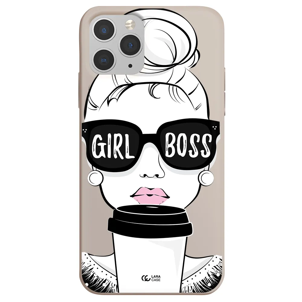 Girl Boss Apple iPhone 11 pro max Silicone Stone Case