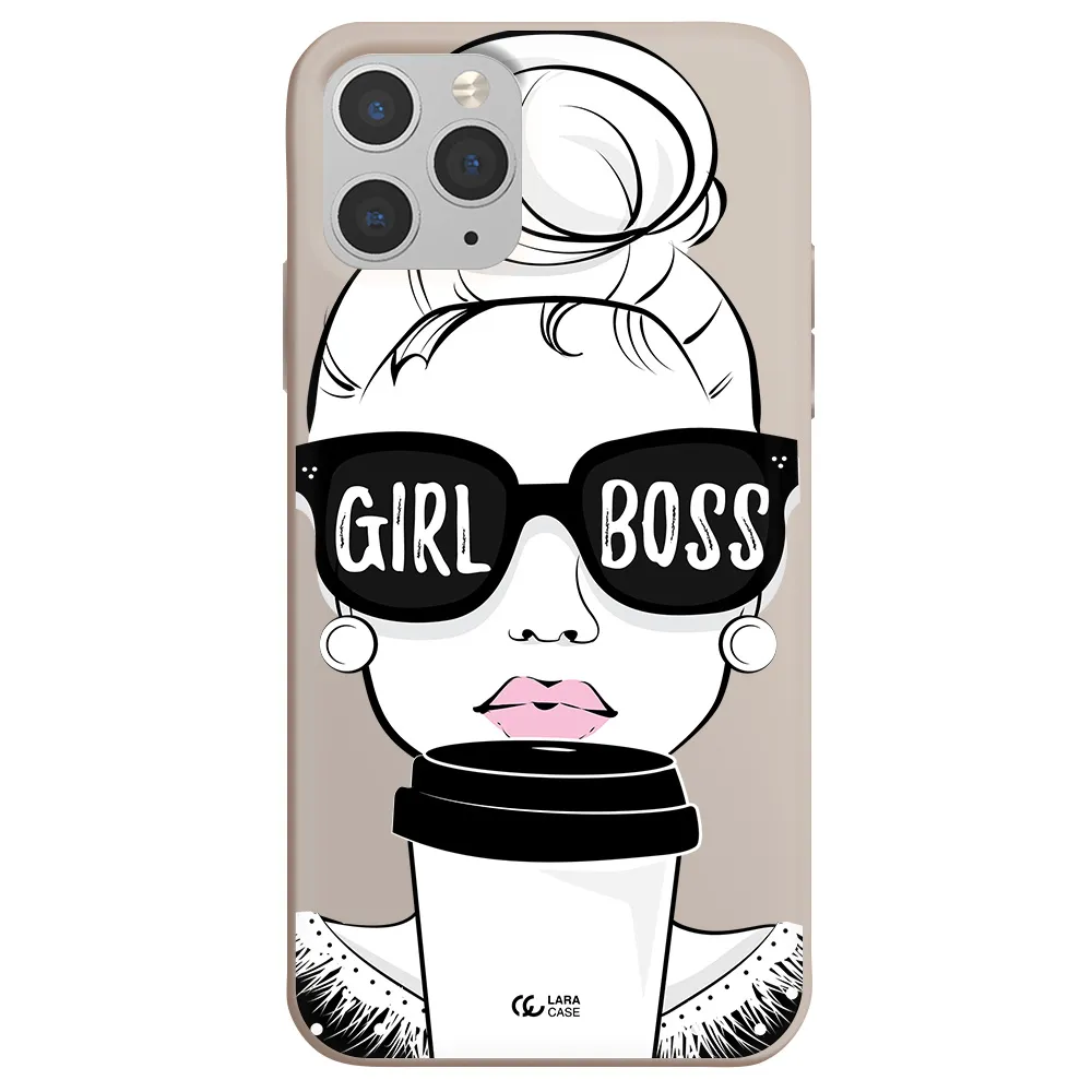 Girl Boss Apple iPhone 11 pro Silicone Stone Case