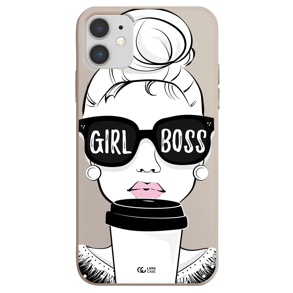 Girl Boss Apple iPhone 11 Silicone Stone Case
