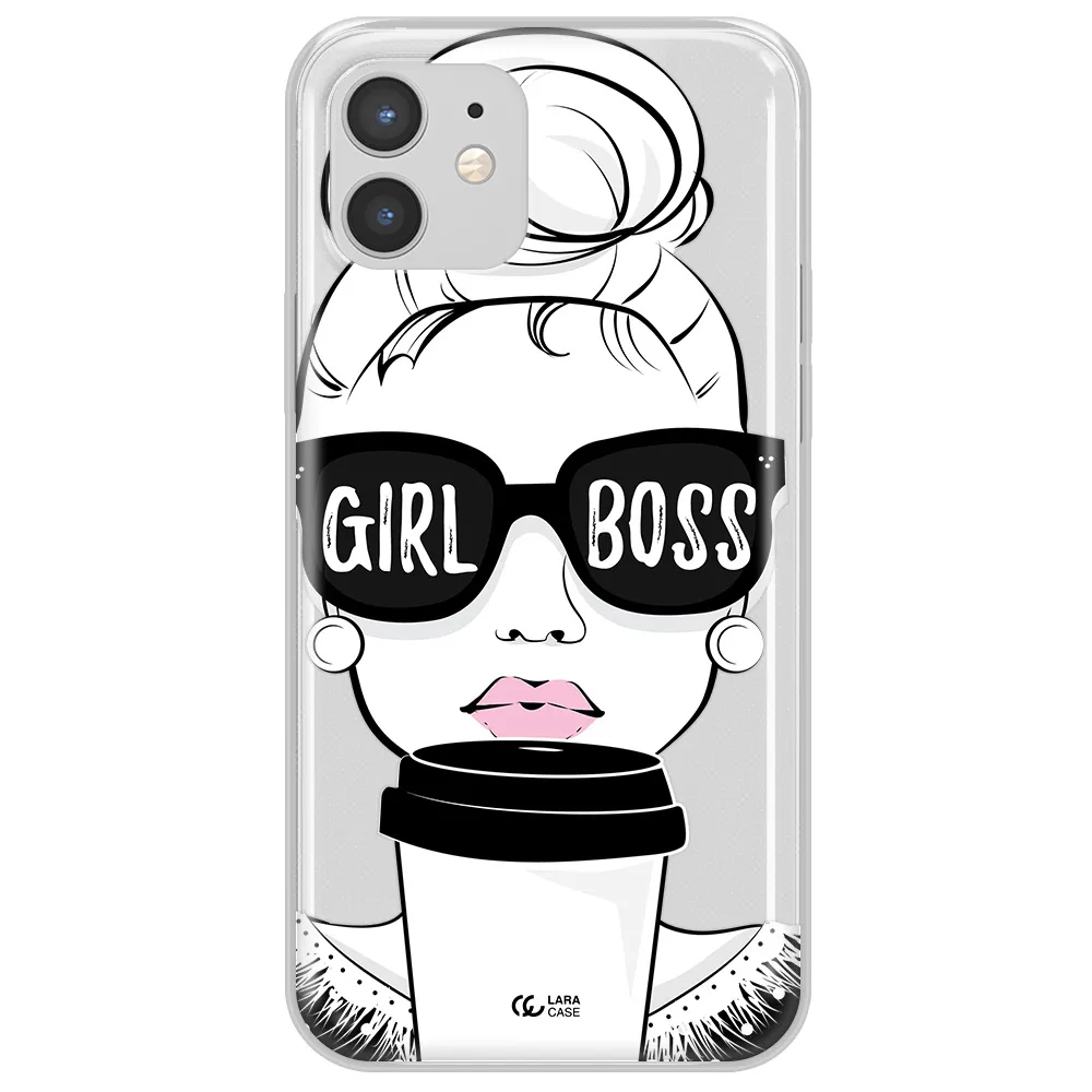 Girl Boss Apple iPhone 12 Clear TPU Case