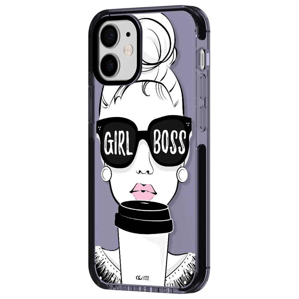 Girl Boss Apple iPhone 12 mini impact Lilac Case