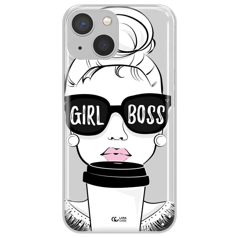 Girl Boss Apple iPhone 13 Clear TPU Case
