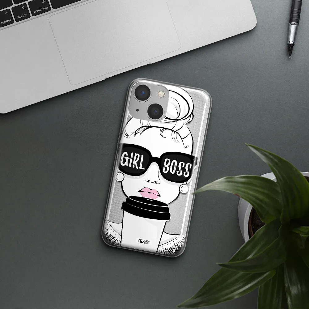 Girl Boss Apple iPhone 13 Clear TPU Case