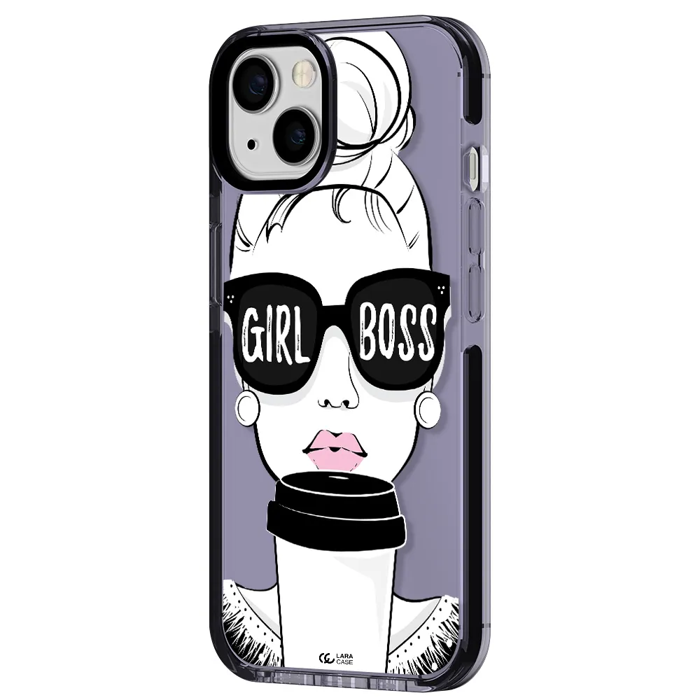 Girl Boss Apple iPhone 13 impact Lilac Case