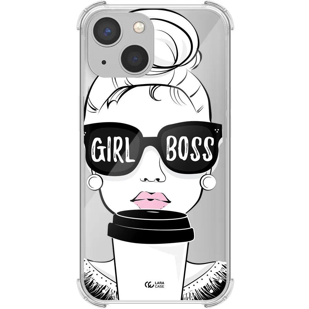 Girl Boss Apple iPhone 13 mini Clear PC Case