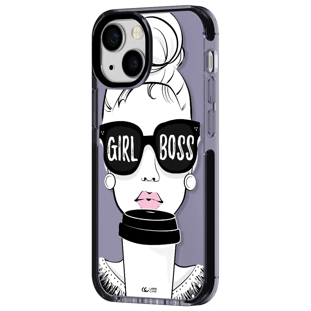 Girl Boss Apple iPhone 13 mini impact Lilac Case