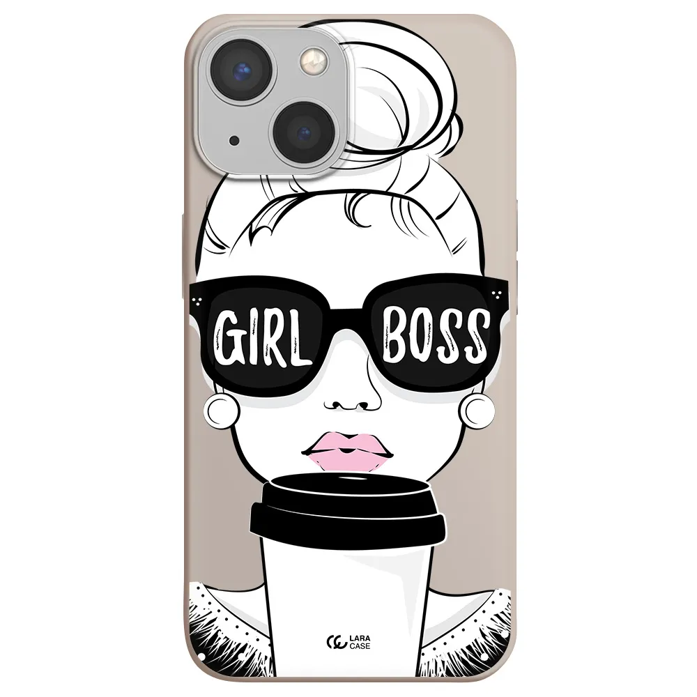 Girl Boss Apple iPhone 13 mini Silicone Stone Case