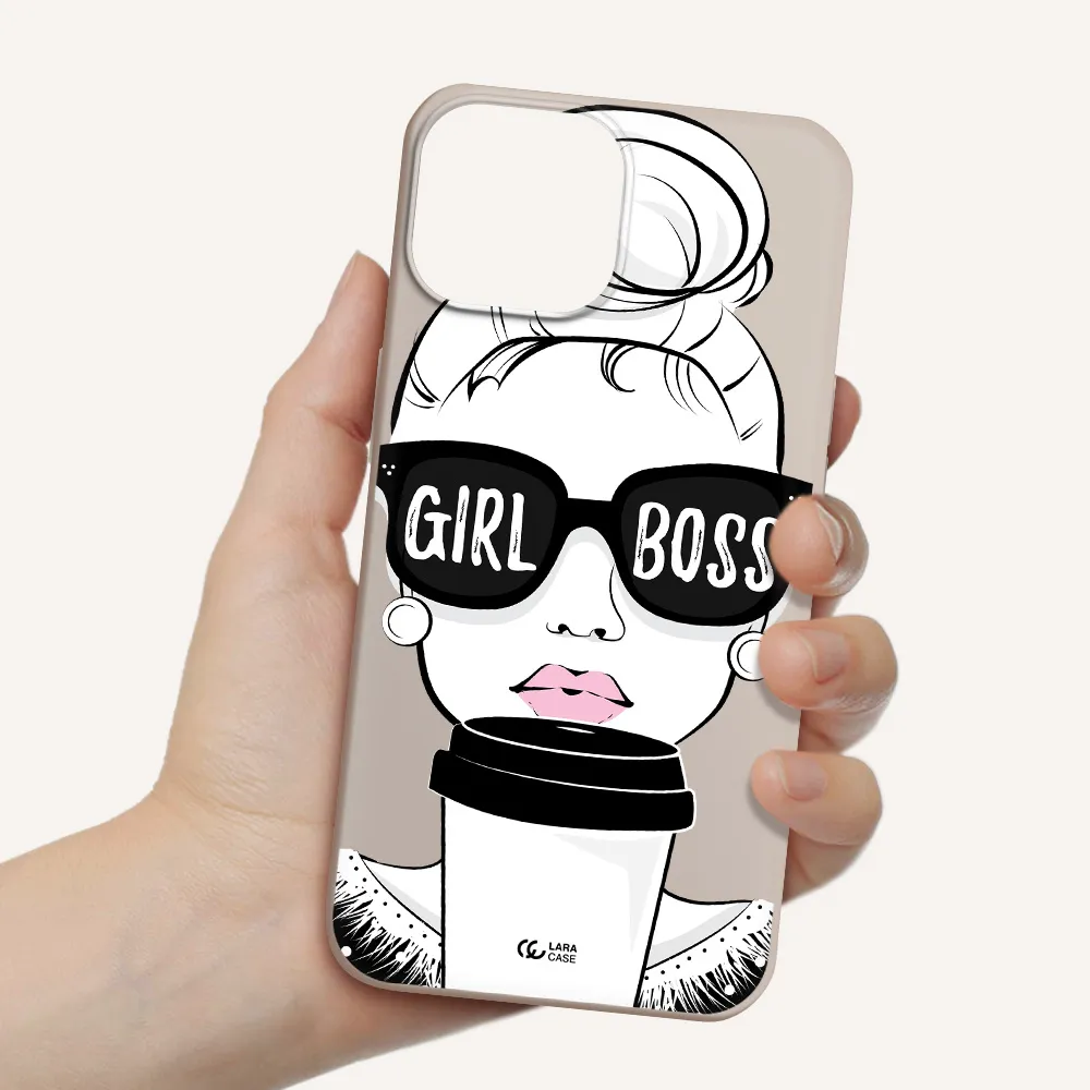 Girl Boss Apple iPhone 13 mini Silicone Stone Case