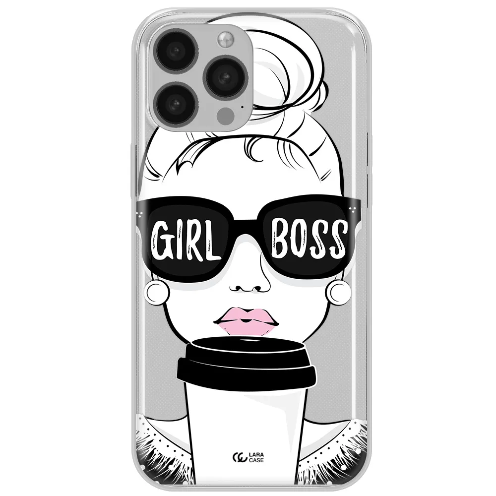 Girl Boss Apple iPhone 13 Pro Clear TPU Case