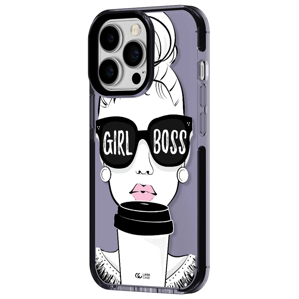 Girl Boss Apple iPhone 13 Pro impact Lilac Case
