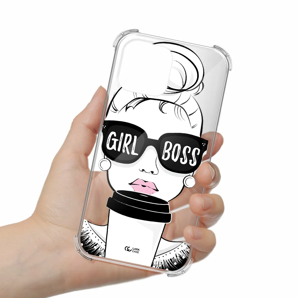 Girl Boss Apple iPhone 13 Pro Max Clear PC Case