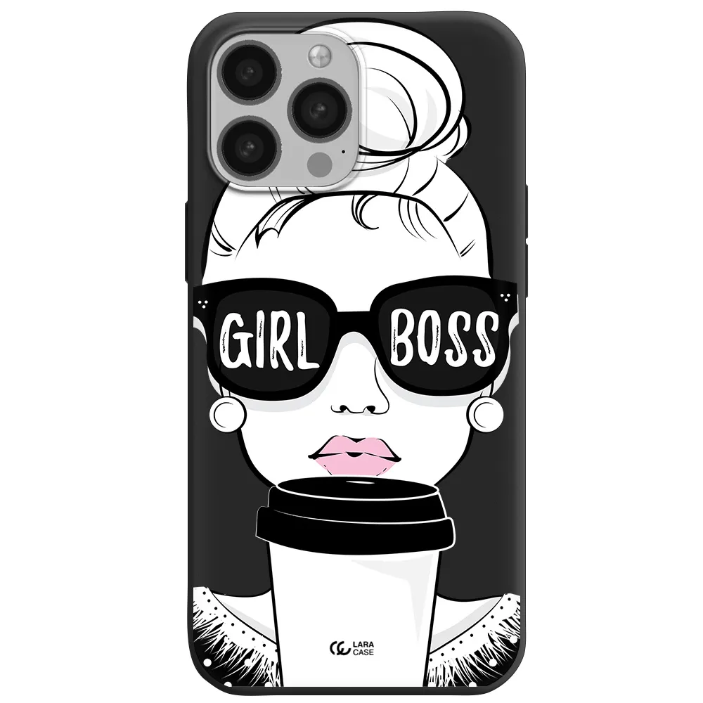 Girl Boss Apple iPhone 13 Pro Max Silicone black Case