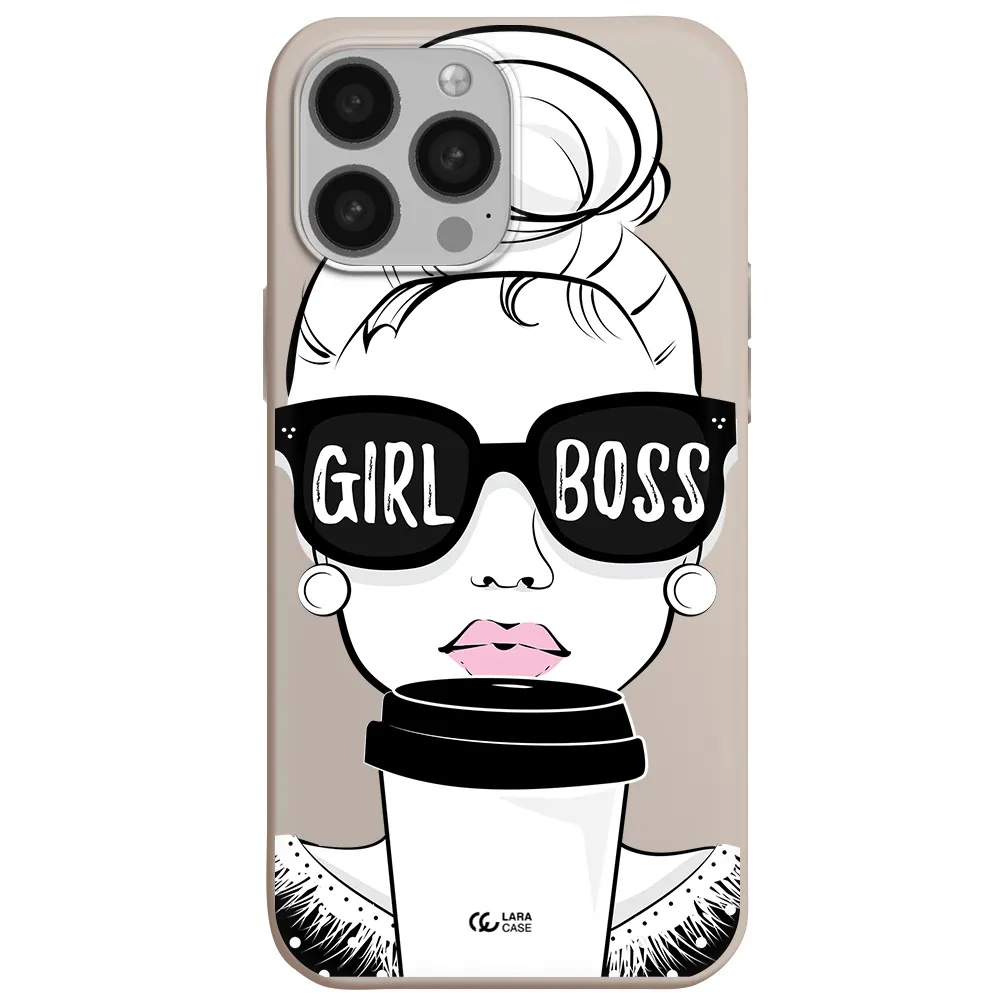 Girl Boss Apple iPhone 13 Pro Max Silicone Stone Case
