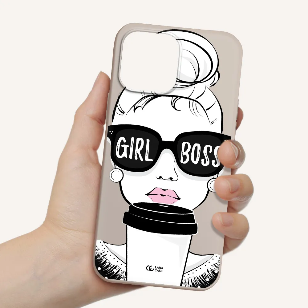Girl Boss Apple iPhone 13 Pro Max Silicone Stone Case