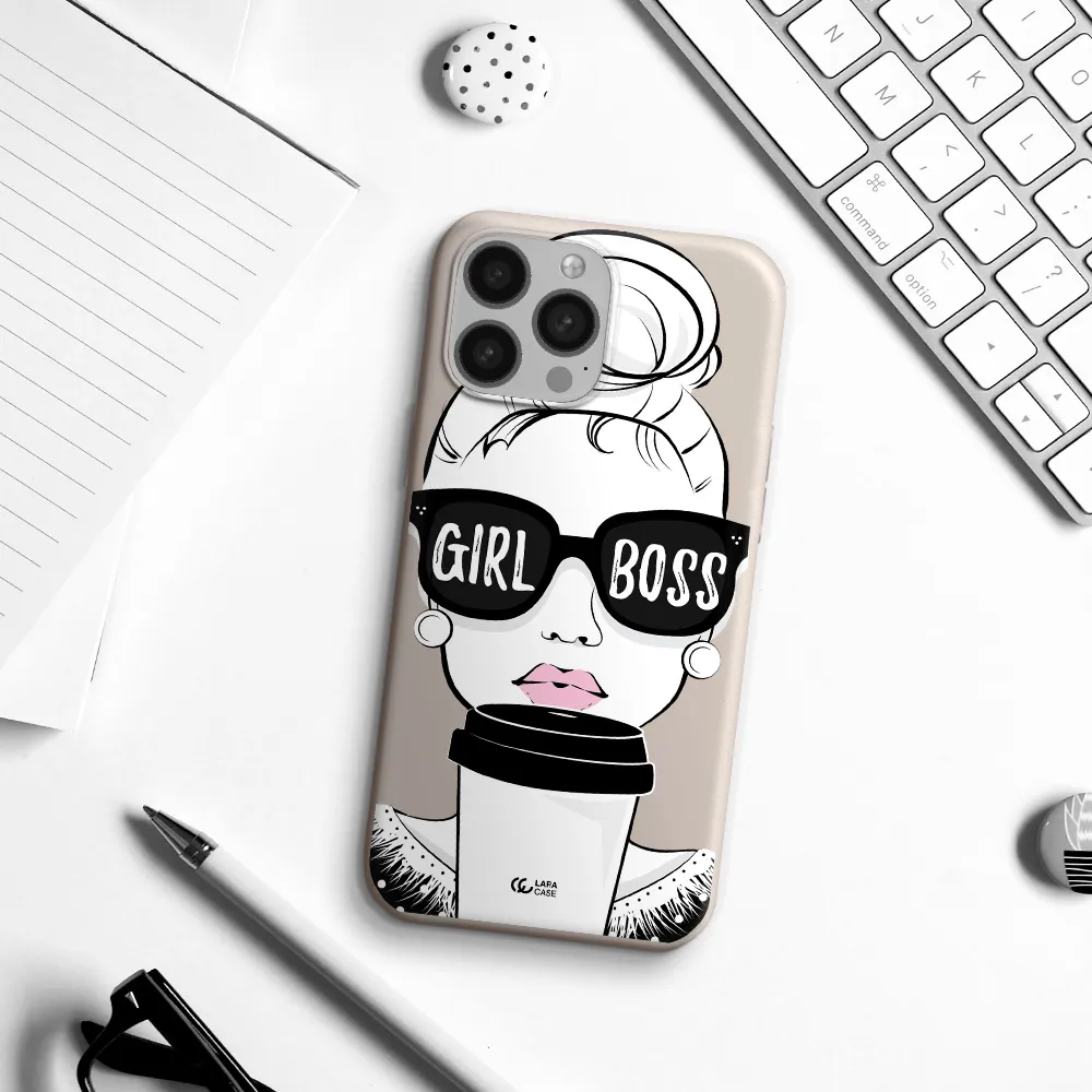 Girl Boss Apple iPhone 13 Pro Max Silicone Stone Case