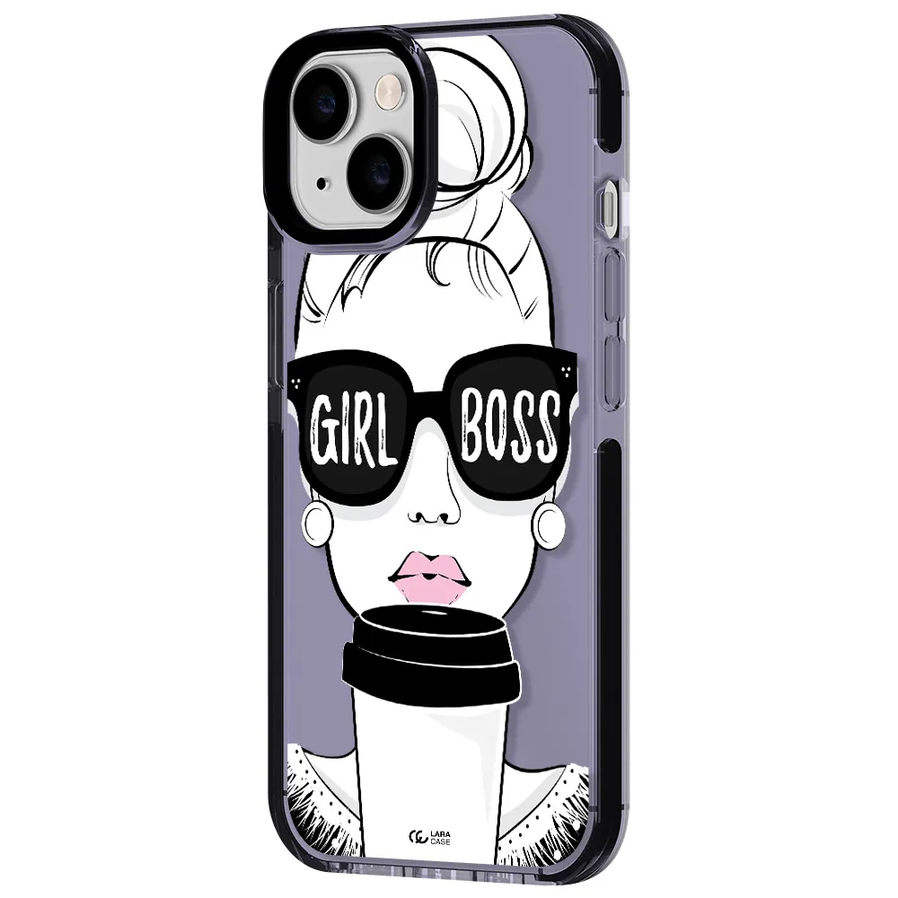 Girl Boss Apple iPhone 14 impact Lilac Case