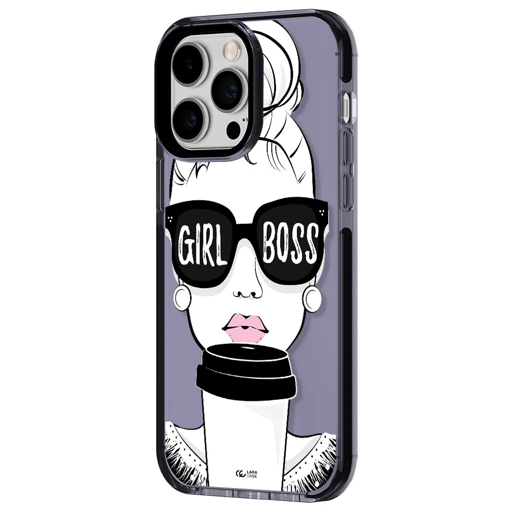 Girl Boss Apple iPhone 14 pro max impact Lilac Case