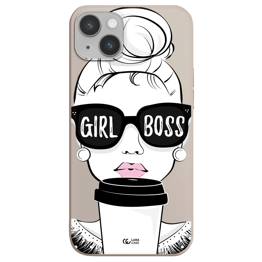 Girl Boss Apple iPhone 14 Silicone Stone Case
