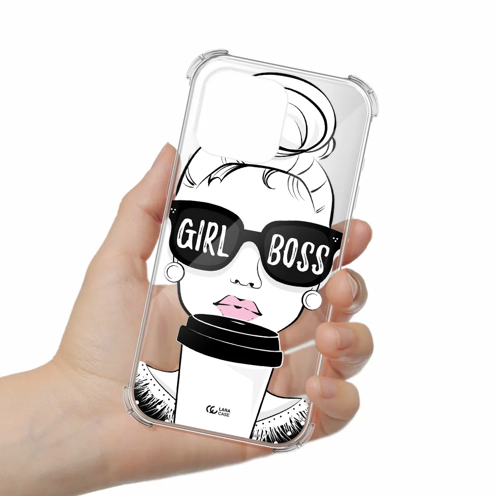 Girl Boss Apple Iphone 16 Pro Max Clear Pc Case