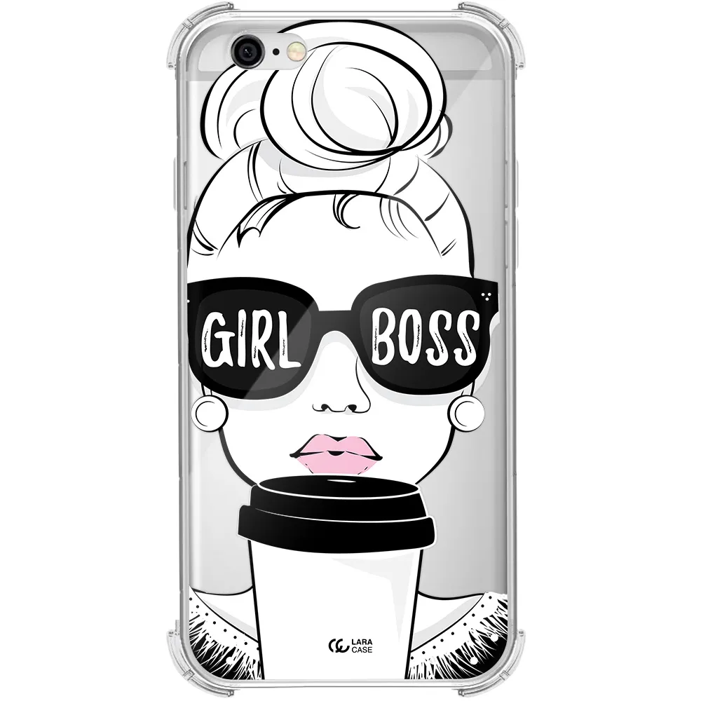 Girl Boss Apple iPhone 6 Clear PC Case