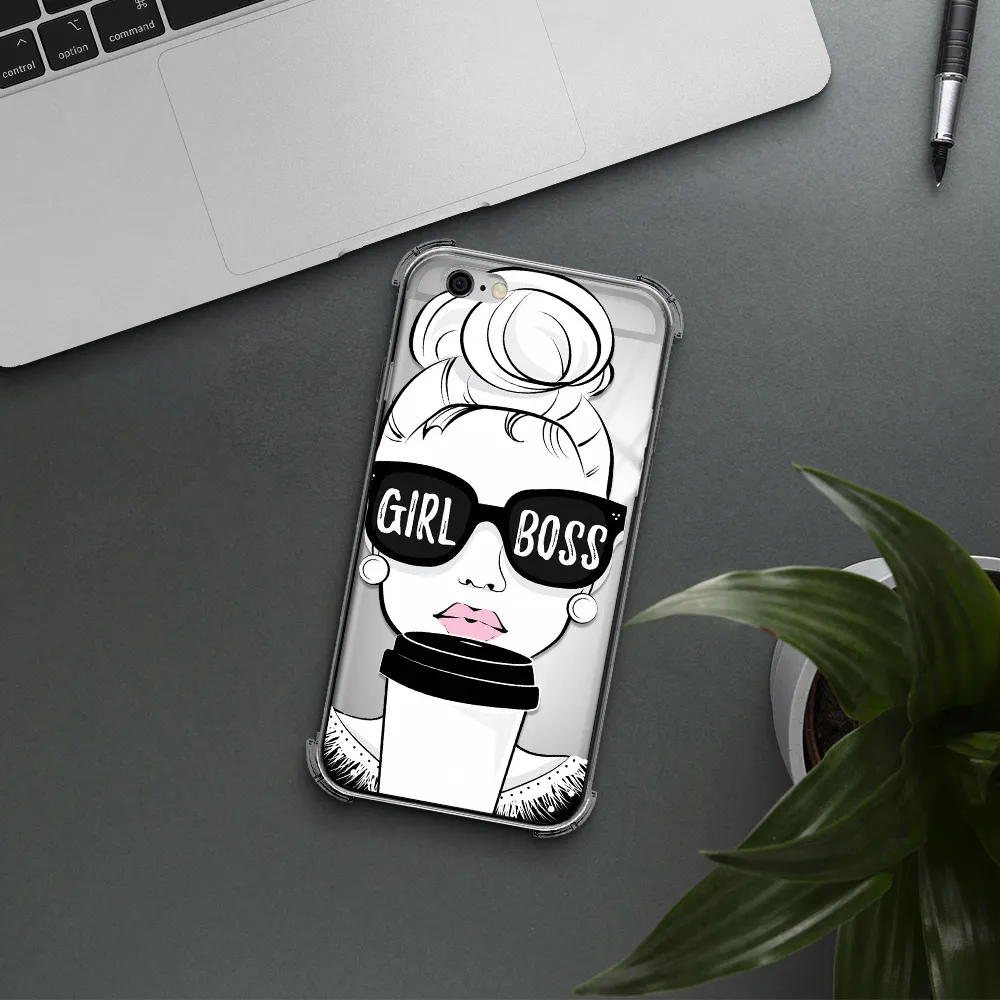 Girl Boss Apple iPhone 6 Clear PC Case