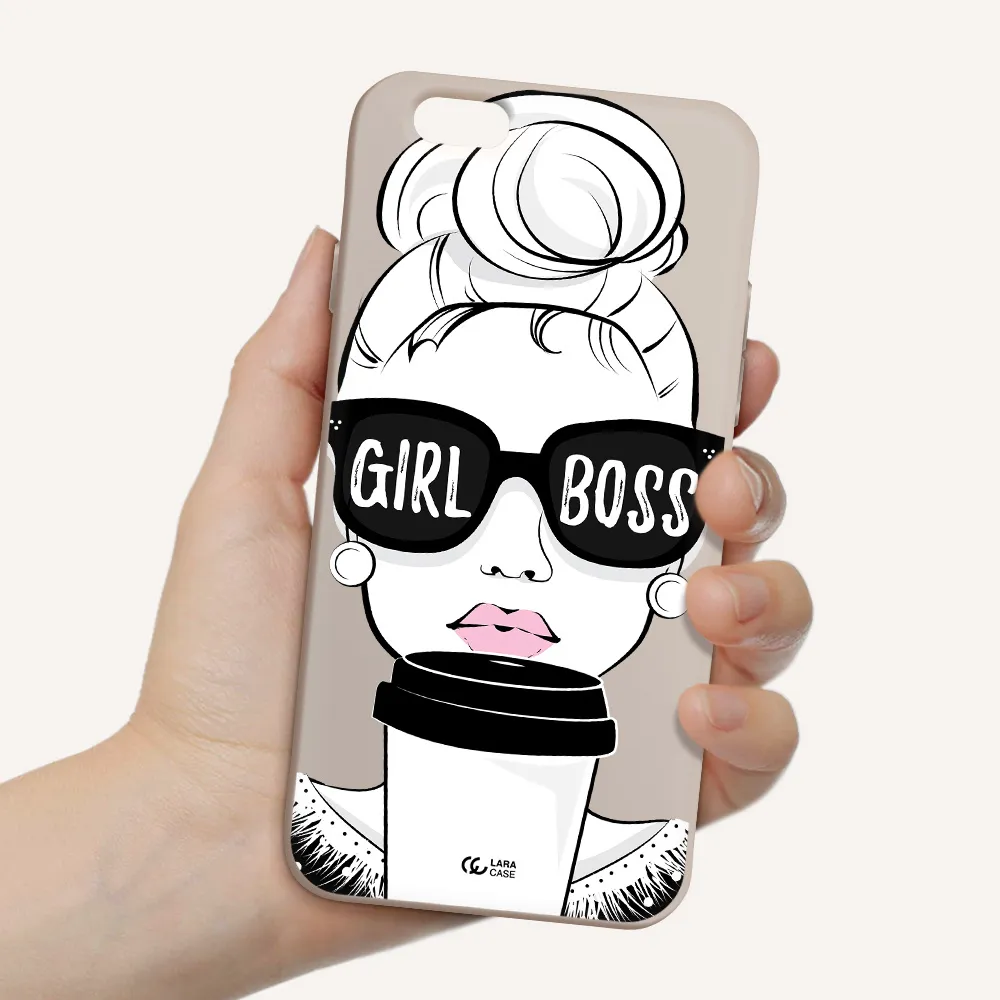 Girl Boss Apple iPhone 6 Silicone Stone Case