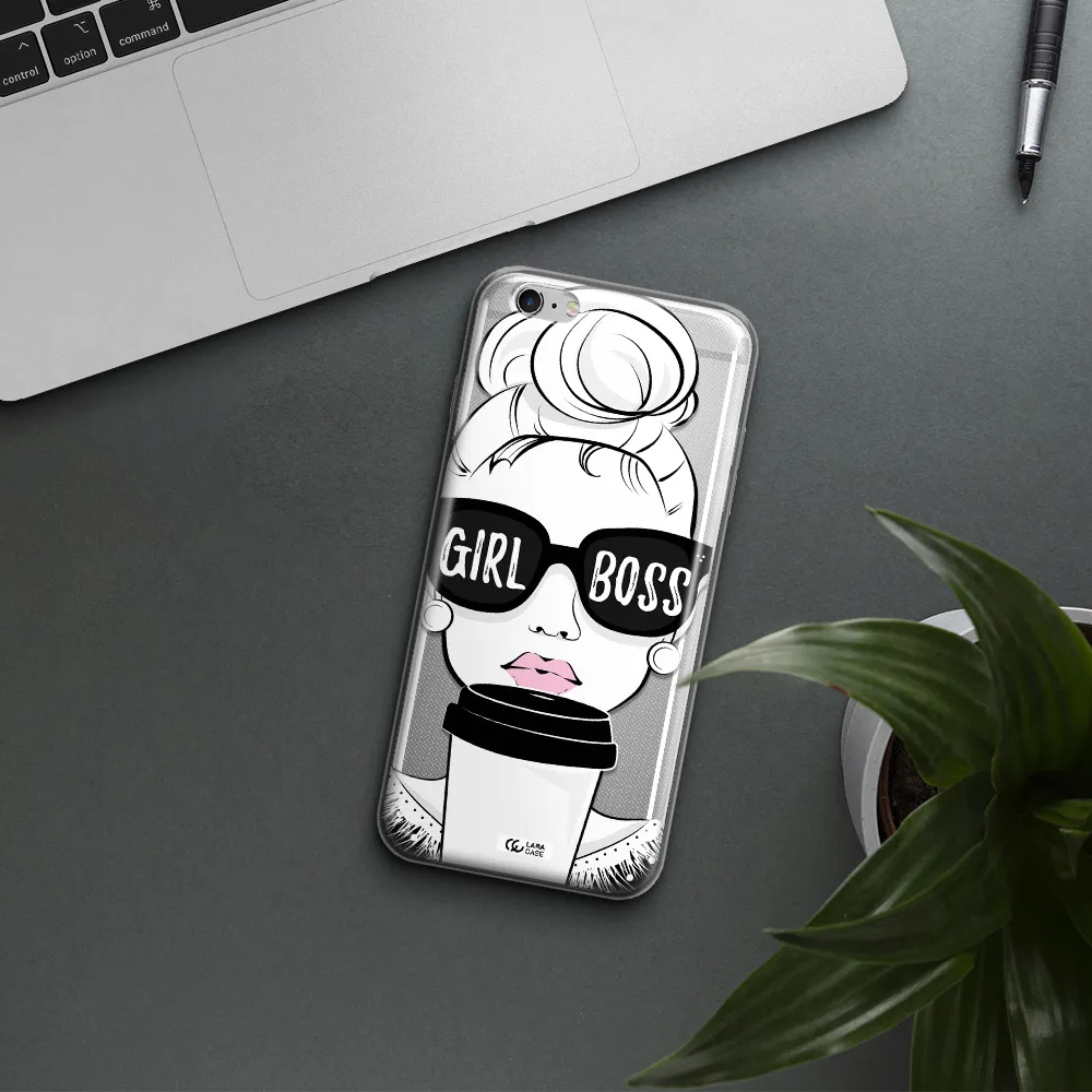 Girl Boss Apple iPhone 6S Clear TPU Case