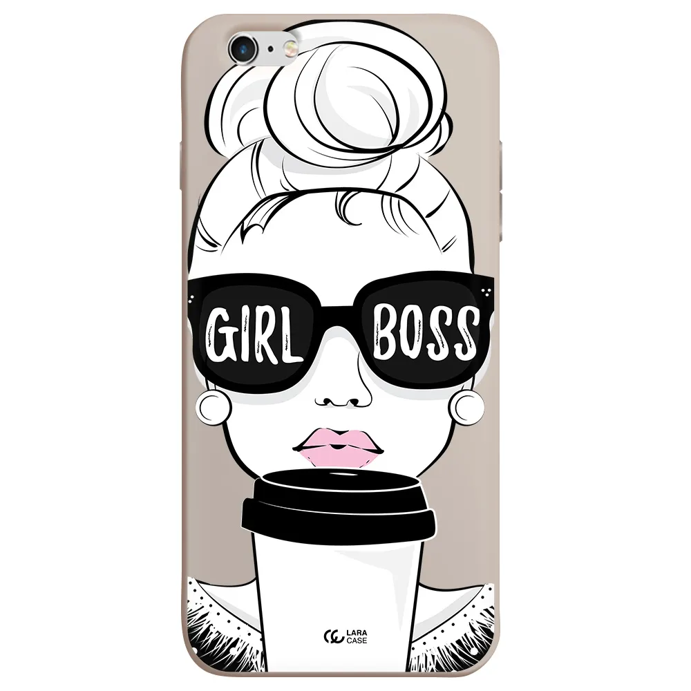 Girl Boss Apple iPhone 6S Silicone Stone Case