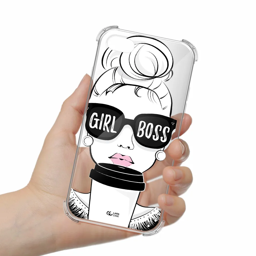 Girl Boss Apple iPhone 8 Clear PC Case