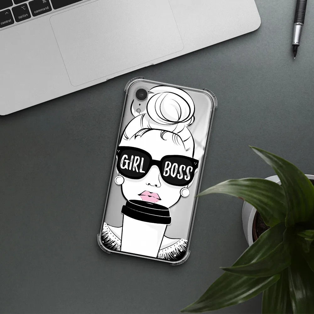 Girl Boss Apple iPhone XR Clear PC Case