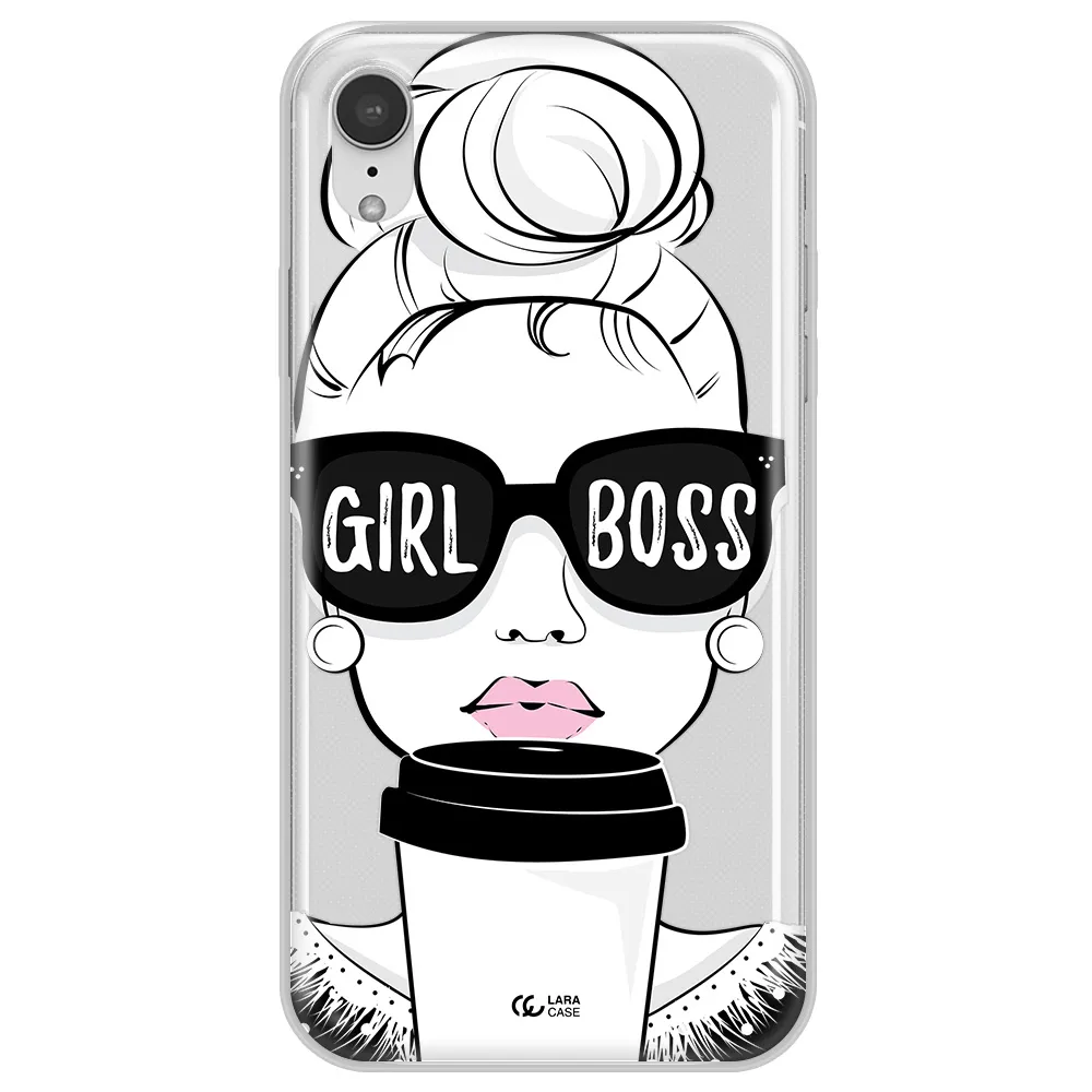 Girl Boss Apple iPhone XR Clear TPU Case
