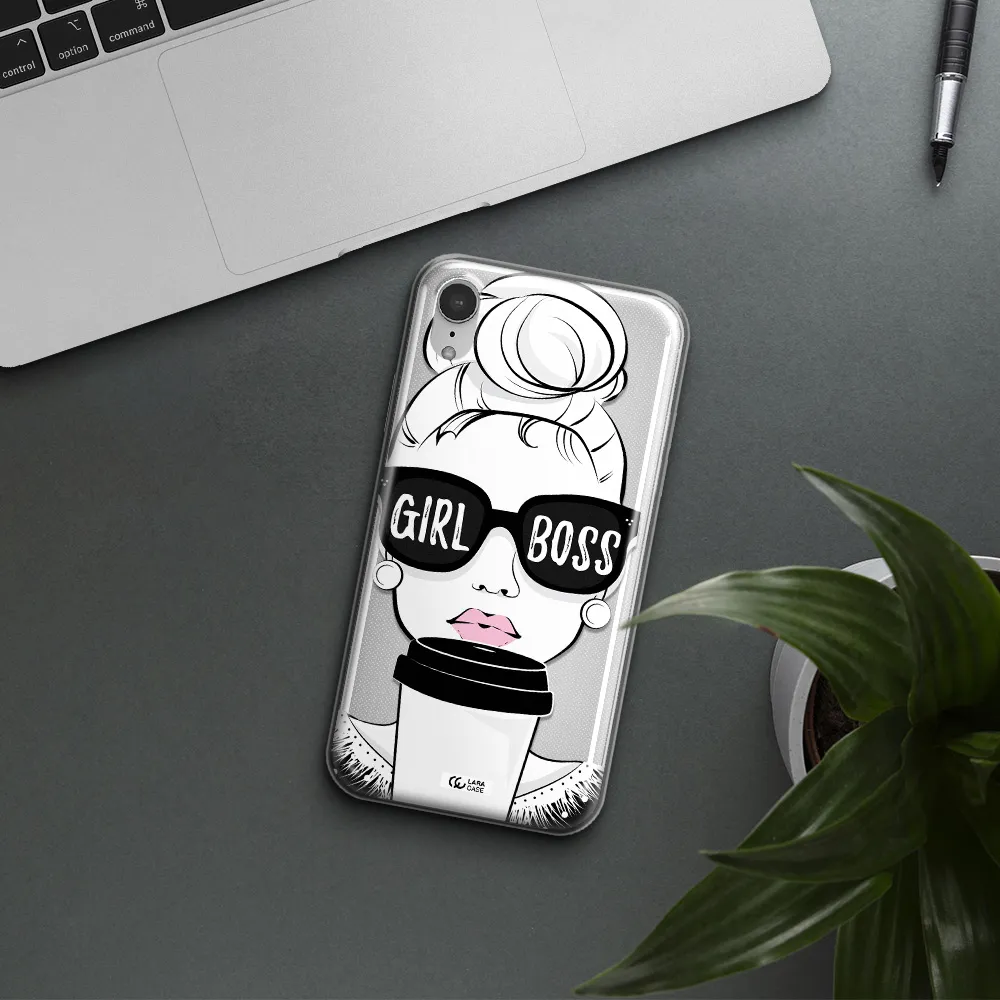 Girl Boss Apple iPhone XR Clear TPU Case