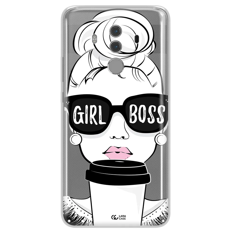 Girl Boss Huawei Mate 10 Pro Clear TPU Case