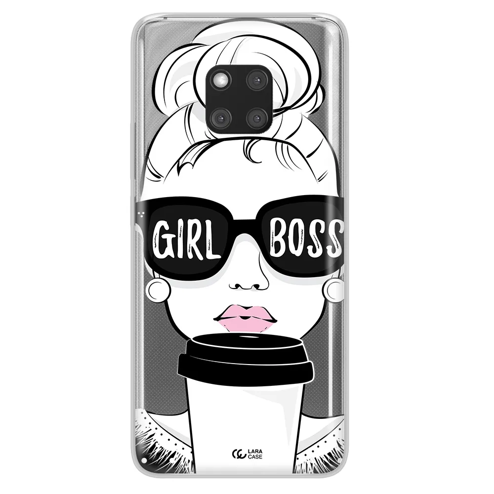 Girl Boss Huawei Mate 20 Pro Clear TPU Case