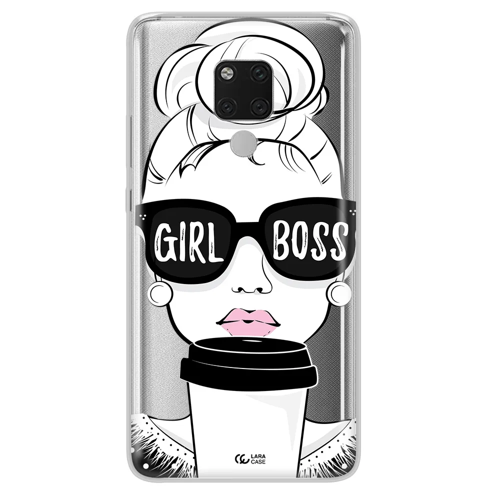 Girl Boss Huawei Mate 20X Clear TPU Case